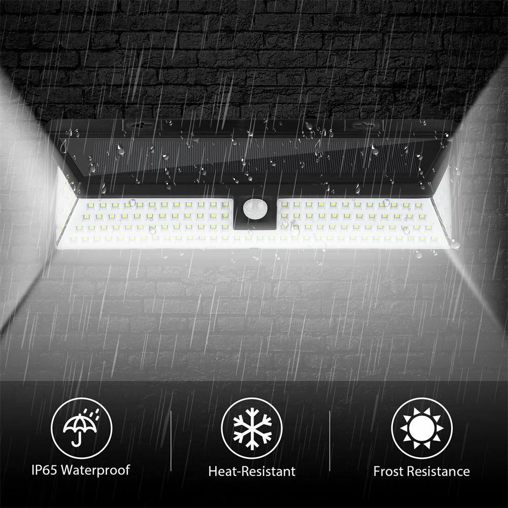 Solar Wall Light with Remote Control - 2500 Lumens
