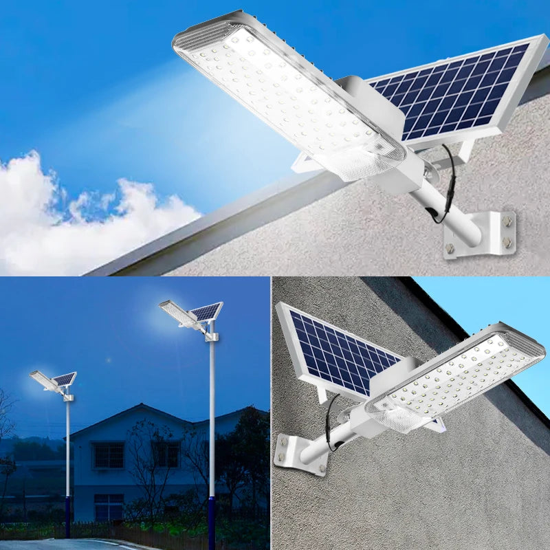 Aluminum Solar Street Light with Remote Control - 18000 Lumens
