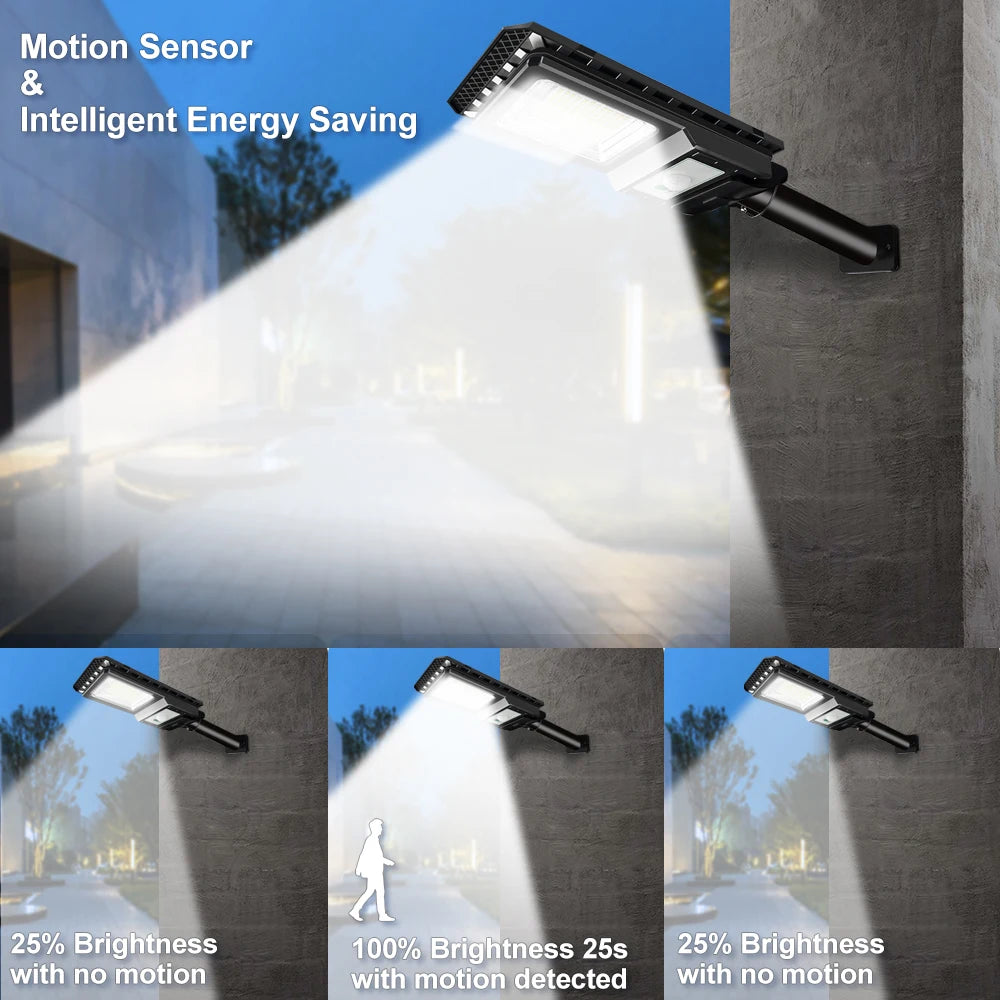 Solar Led Light with Remote Control - 6000 Lumens
