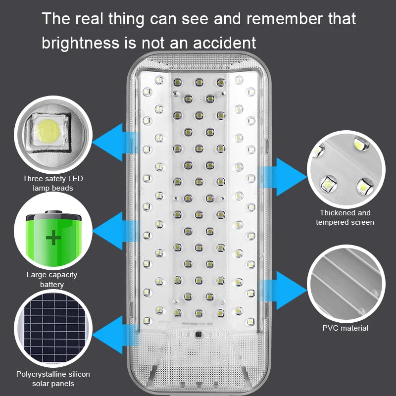 Aluminum Solar Street Light with Remote Control - 18000 Lumens