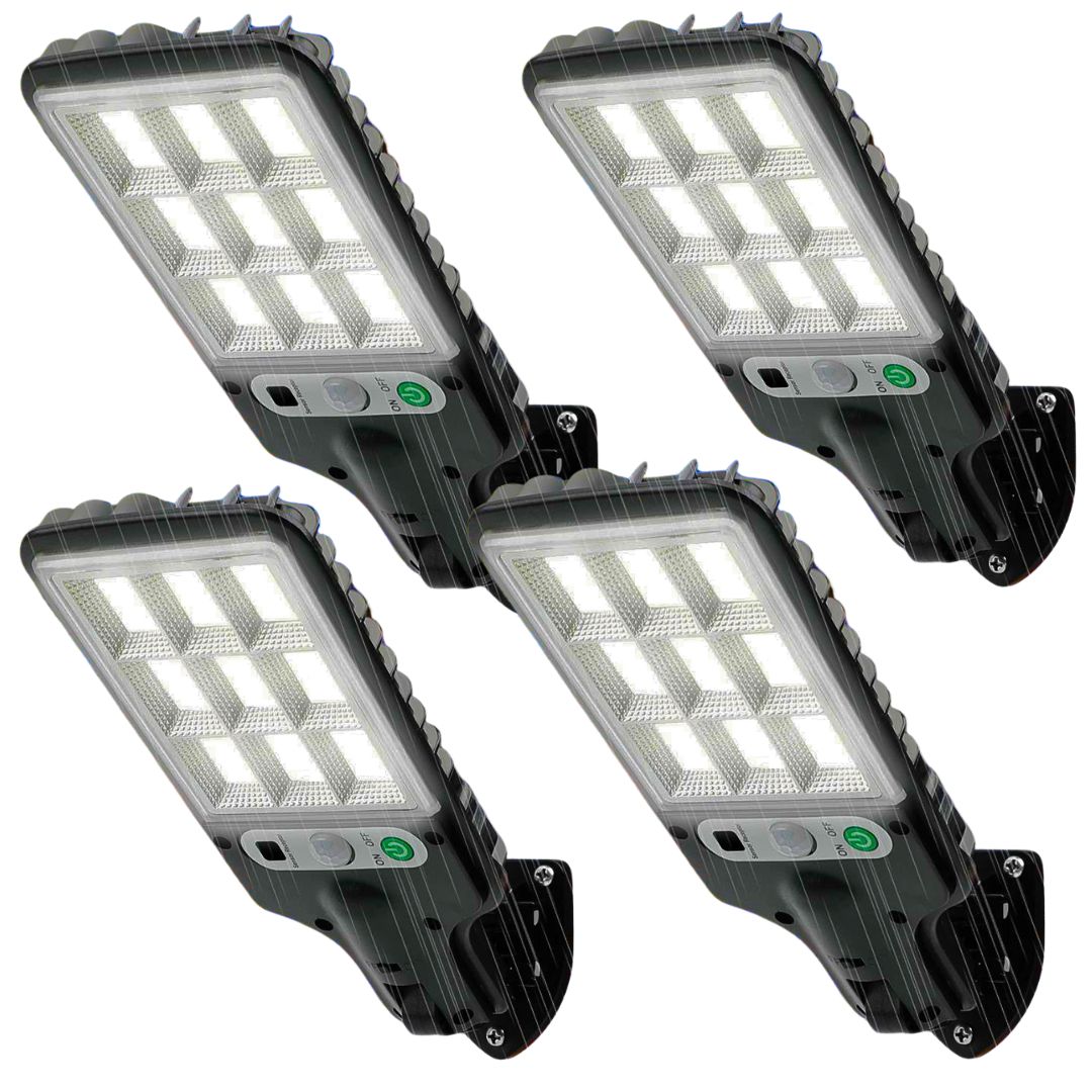 4X Solar Led Light with Remote Control - 1000 Lumens