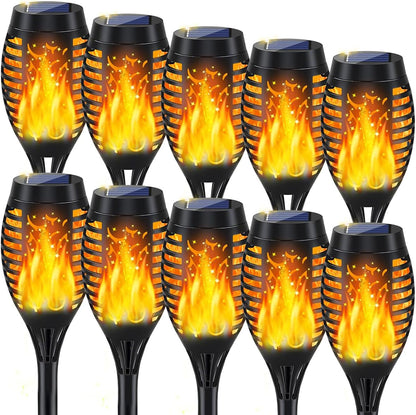 Solar Flame Garden Lights