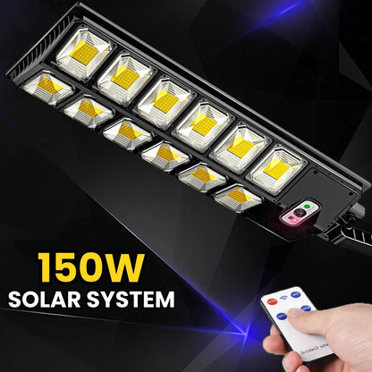 Solar Led Light with Remote Control - 15000 Lumens