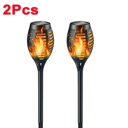 Solar Flame Garden Lights
