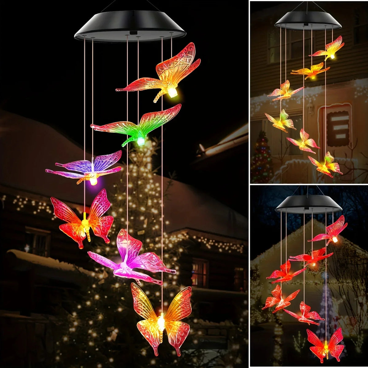 Twilight Wings Solar Hanging Light