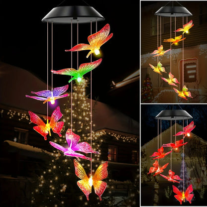 Twilight Wings Solar Hanging Light