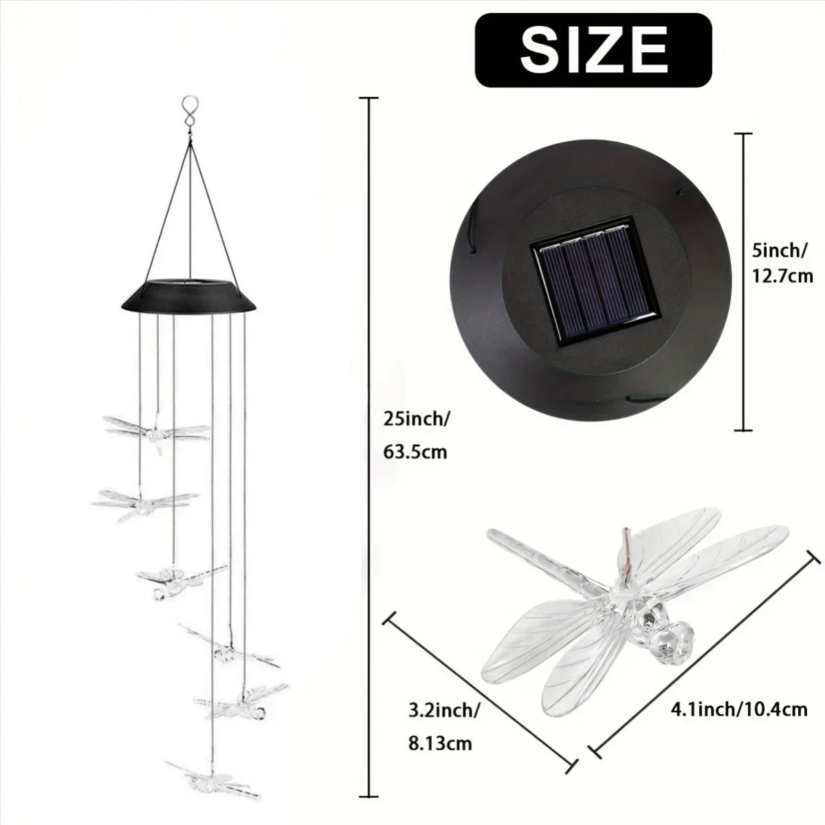 Twilight Wings Solar Hanging Light