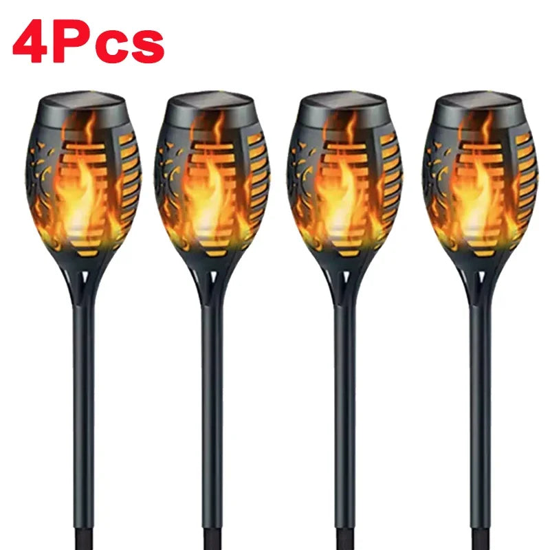Solar Flame Garden Lights