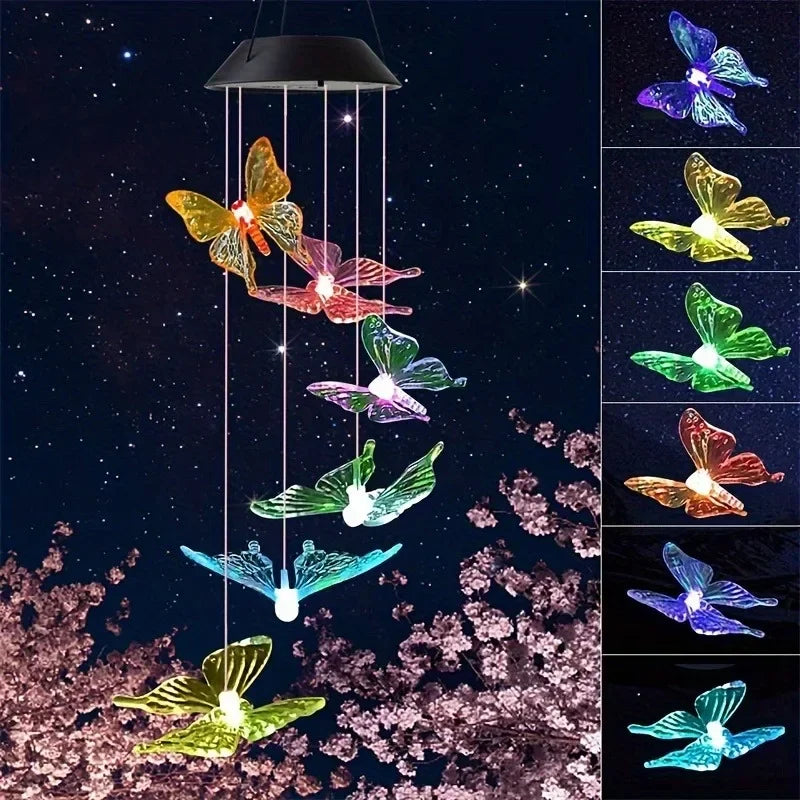 Twilight Wings Solar Hanging Light