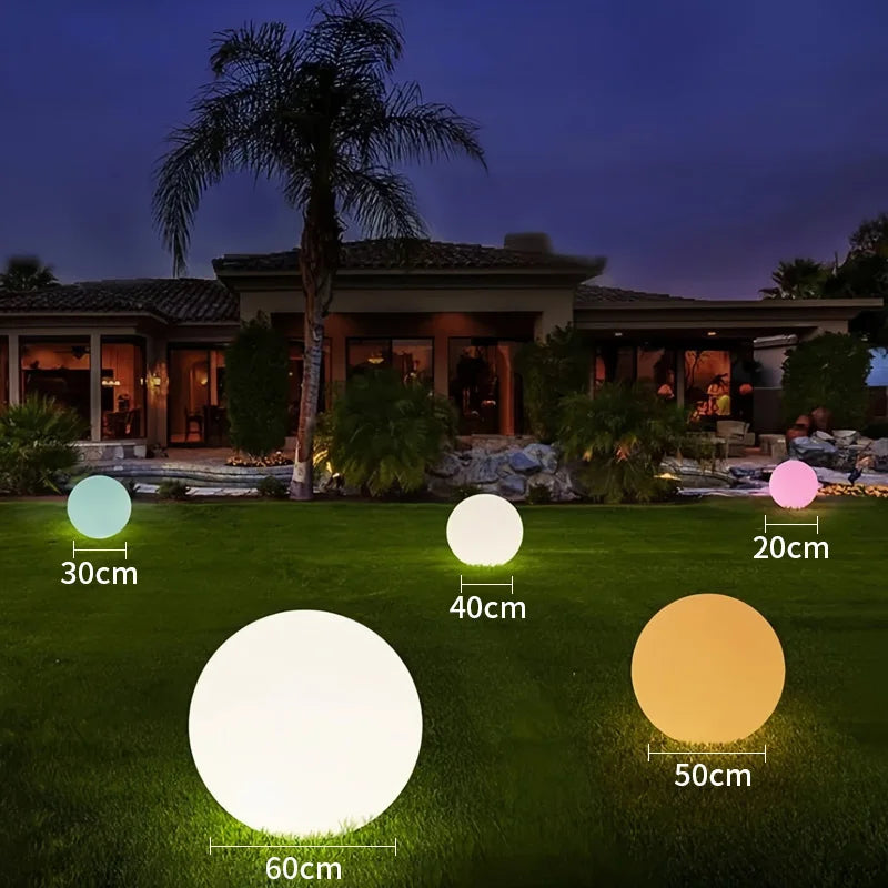 Decorative Spherical Garden Light - USB/SOLAR