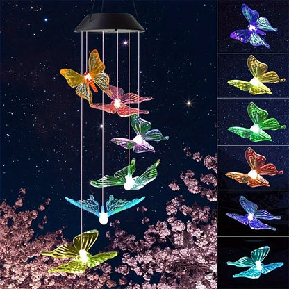 Twilight Wings Solar Hanging Light