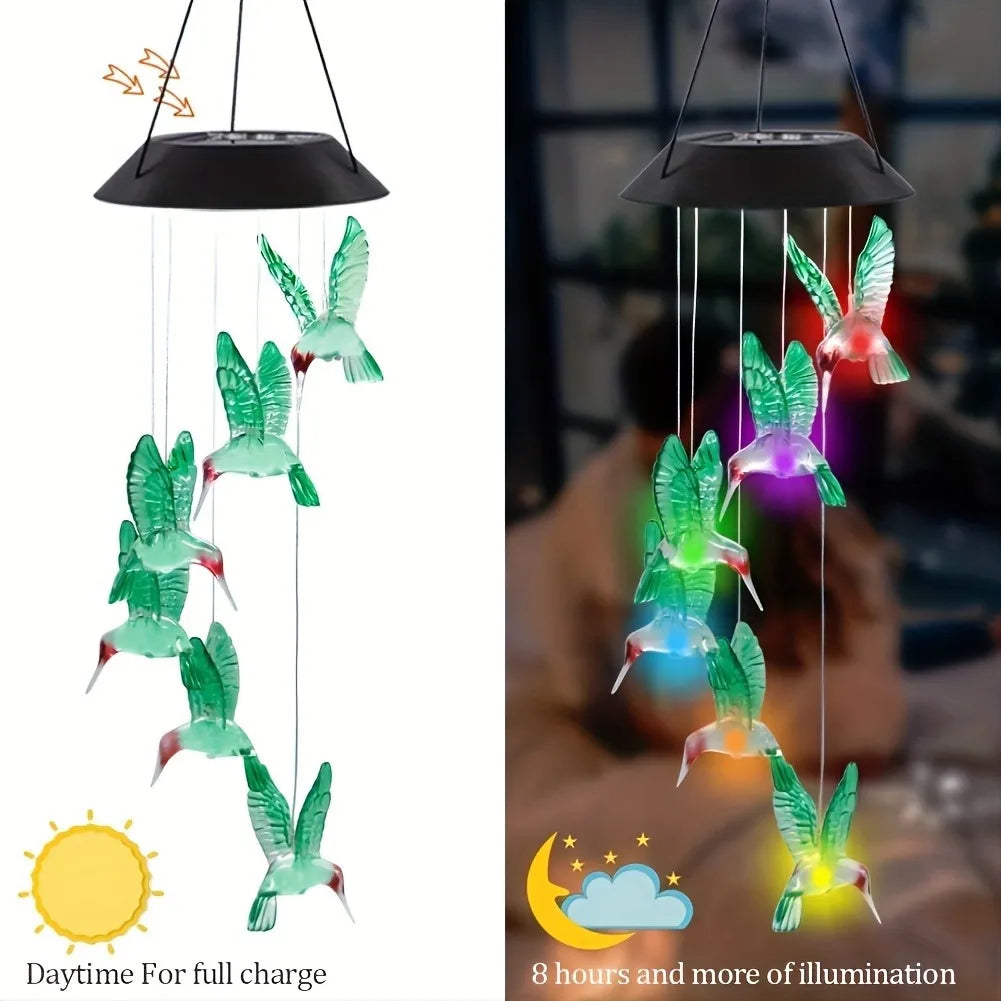 Twilight Wings Solar Hanging Light