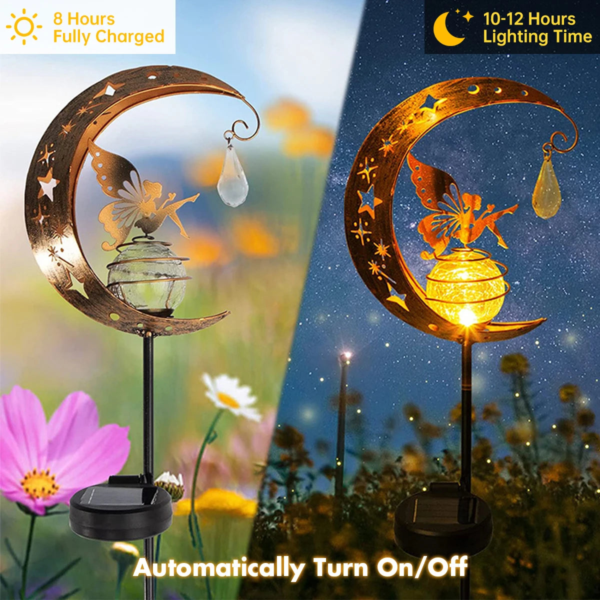 Solar-Powered Moon Light