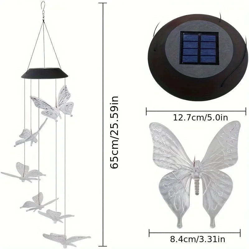 Twilight Wings Solar Hanging Light