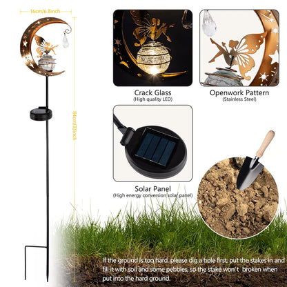 Solar-Powered Moon Light