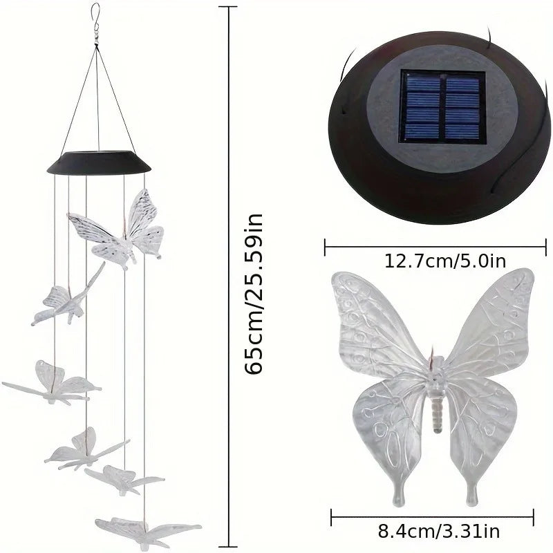 Twilight Wings Solar Hanging Light