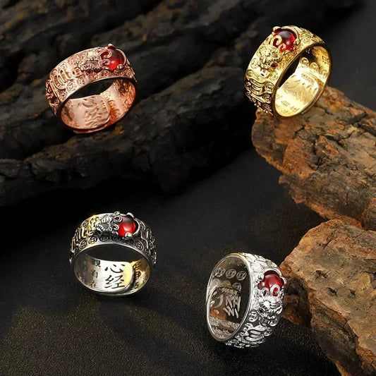VITALIS FENG™ - The Sacred Pixiu Ring of Carnelian Power